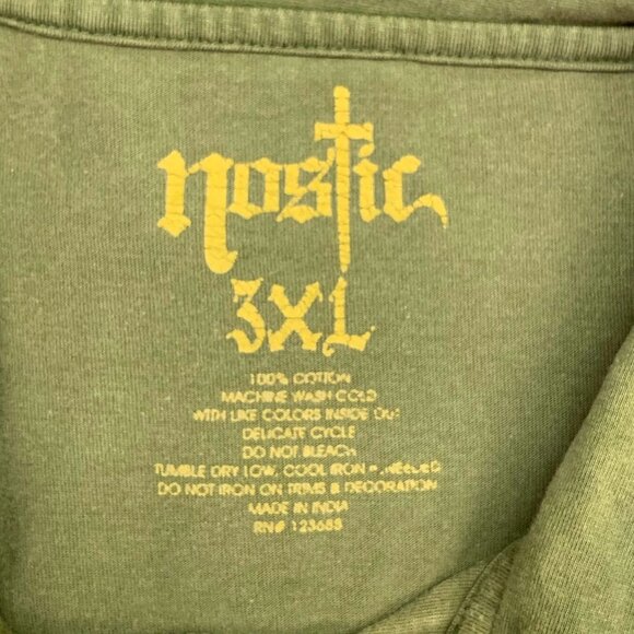 Nostic Men's Y2K Vintage Embroidered Short Sleeve Polo Shirt Size 3XL - Picture 10 of 14